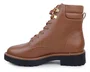 Bota Feminina Vizzano Coturno Cano Baixo Marrom