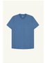 Camisa Masculina Básica MMT Essenciais Azul Tranquilo