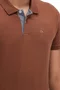 Camisa Polo Básica Masculina Ogochi Marrom