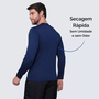 Camiseta UV Biogás Azul Marinho