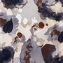 Capa Adomes Para Cadeira De Malha Estampada Abstrato Gold