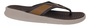 Chinelo Brsport Masculino Dedo Slide Rasteira Cor Café