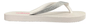 Chinelo Infantil Molekinha Branco com Glitter