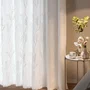 Cortina Bella Janela 3.00m x 1.70m Branco Bordado
