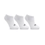 Kit Meia Olympikus Cano Curto Invisivel Branco 33 a 38