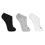 Kit Meia Olympikus Invisível 3 Pares -Branco-Preto-Cinza