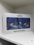 Kit Toalha de Banho Mafratex Hortência Azul Marinho