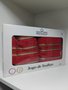 KIT Toalha de Banho Mafratex Village Vermelho