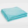 Manta de Microfibra Soft Azul Bebê Bublim Lisa