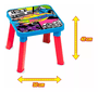 Mesinha Infantil com Cadeiras Hot Wheels