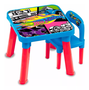 Mesinha Infantil com Cadeiras Hot Wheels