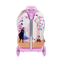 Mochila Infantil 3D Rodinha Tripla Diplomata Frozen Elsa E Anna Disney