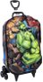Mochila Infantil 3D Rodinha Tripla Diplomata Hulk