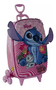 Mochila Infantil 3D Rodinha Tripla Diplomata Stitch