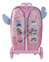 Mochila Infantil 3D Rodinha Tripla Diplomata Stitch