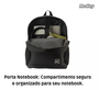 Mochila Redley Solar 16 Litros Clássica Preto