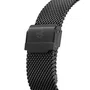 Relógio Champion Elegance Preto Redondo Fundo Azul