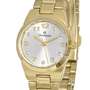 Relógio Champion Feminino Dourado com Strass