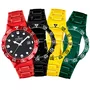 Relogio Champion Original Troca Pulseiras Fundo Preto