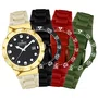 Relogio Champion Original Troca Pulseiras Fundo Preto