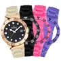 Relogio Champion Original Troca Pulseiras Fundo Preto