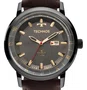 Relogio Technos Masculino Golf Grafite Couro Marrom Original