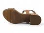 Sandalia Modare Nude Salto Bloco Baixo Confortavel