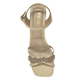 Sandalia soft areia feminina Ana Castela Com Brilho