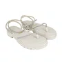 Sandalia Vizzano Feminina Branco Off Cristal com Strass Amarração