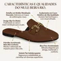 Sapato Beira Rio Mule Feminino Conhaque