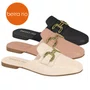Sapato Beira Rio Mule Feminino Conhaque