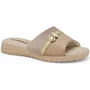 Tamanco Comfortflex Caqui Ouro Feminino