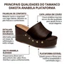 Tamanco Dakota Salto Anabela Feminino