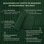 Tapete Bene Ksatex Microfibra Antiderrapante Verde
