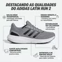 Tenis Adidas Latin Run Esportivo Cinza
