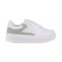 Tenis Beira Rio Feminino Branco com Cinza