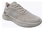 Tênis Feminino Confortável Actvitta Esportivo Creme/Dourado