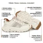 Tenis Ollie Stones2 Feminino Bege