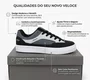 Tenis Veloce Casual Masculino Preto/Grafite