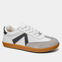 Tenis Vizzano Casual Unisex Branco com Detalhes Preto e Cinza