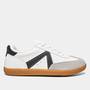Tenis Vizzano Casual Unisex Branco com Detalhes Preto e Cinza
