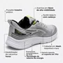 Tenis Vorax Waze Esportivo Masculino Cinza/Preto